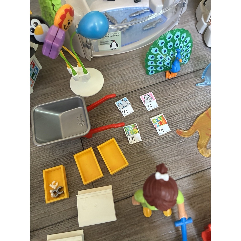 PLAYMOBIL Large City Zoo Incomplete Set + Vintage 1990s People Figures - Picture 4 of 16
